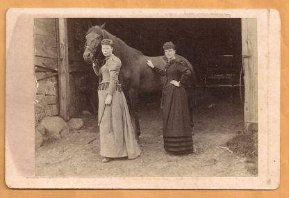 Two Women and a Horse